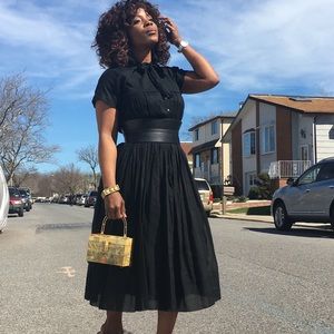 Black vintage dress